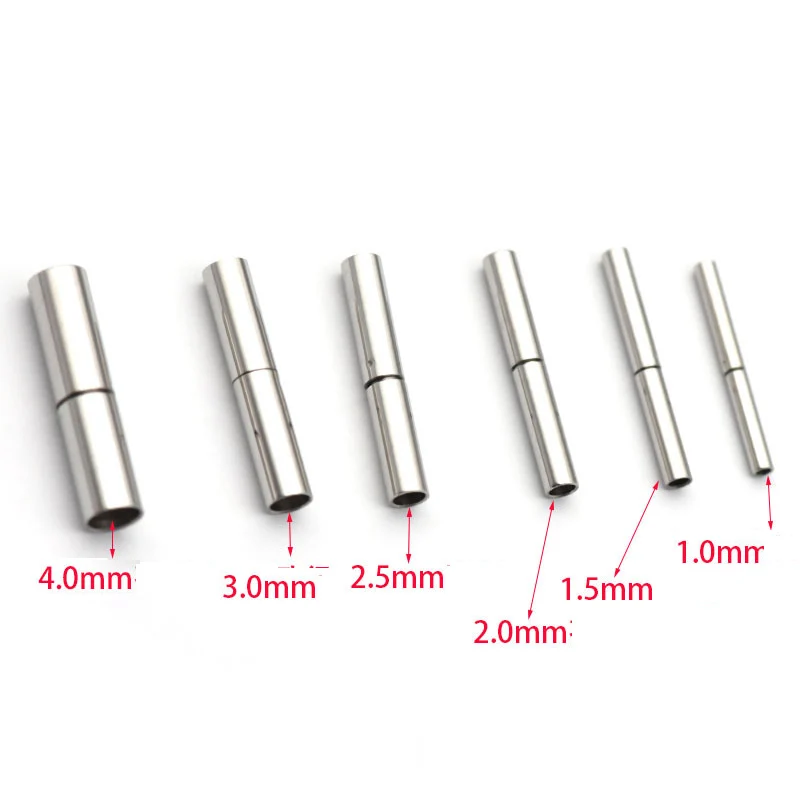 CTBX246 2PCS/Lot High Polish Quick Release Stainless Steel Clasp for  Wire Rope Safety Connector Spring Buckle Jewelry Findings