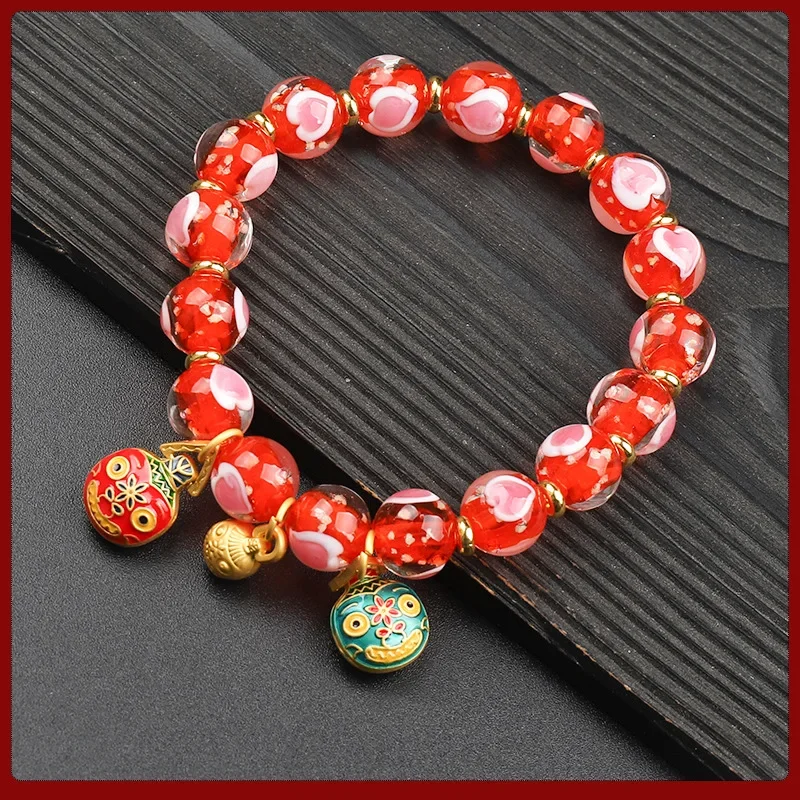 

Night-glow Incense Ash Glass Bracelet, Gold-devouring Beast, Love, Ancient Craftsmanship, Women's Fashion Jewelry