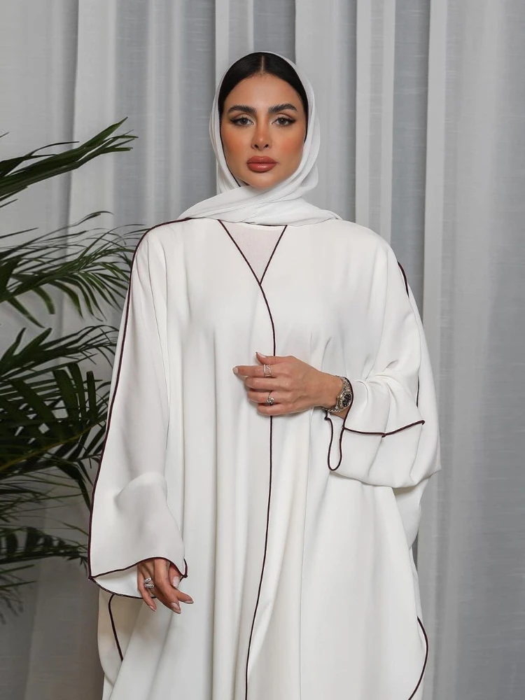 Vestido Abaya para Mulheres, Festa Abayas, Ramadã, Árabe Saudita, Dubai, Robe Árabe, Caftan, Kaftan, Eid, Conjunto de Vestidos de 2 Peças, 2023