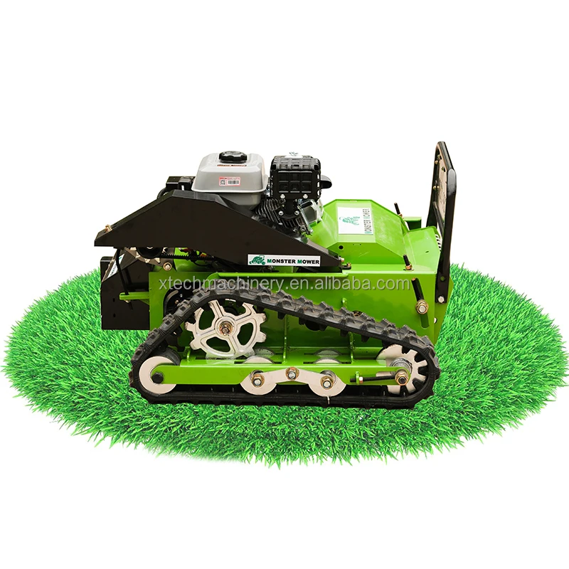 Farm Grass Blade Automatic Lawn Mower Slope Crawler Weed Mower Home Remote Control Flail Mower