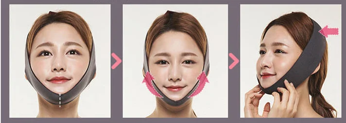 Face-lift Artifact Thin Masseter Muscle Mandibular CheekbonesPhysical Correction Asymmetric Size V Face Bandage Men and Women Fa