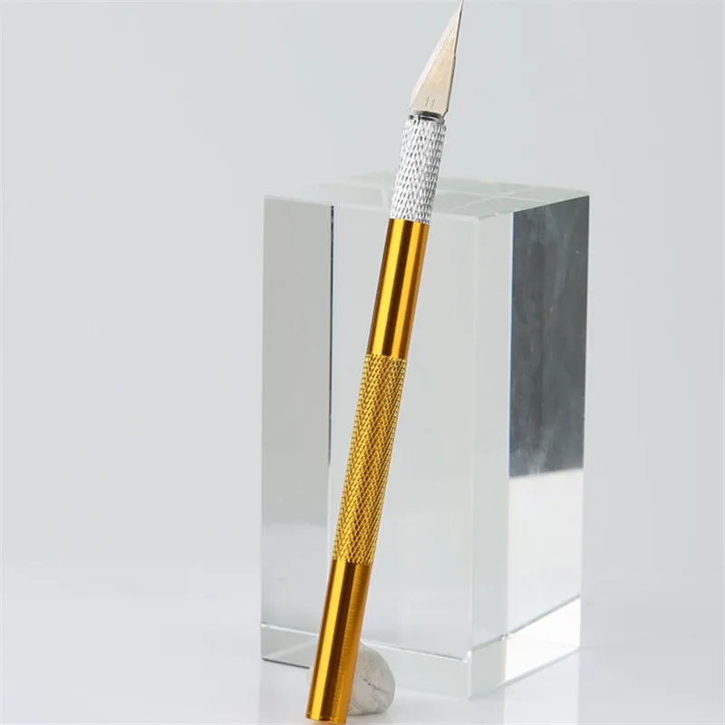 Metal Pen Knife Carving Craft Knife Kit Engraving Cutter Scrapbooking Paper Cut DIY Handmade Handicraft Carving Tool Accessories