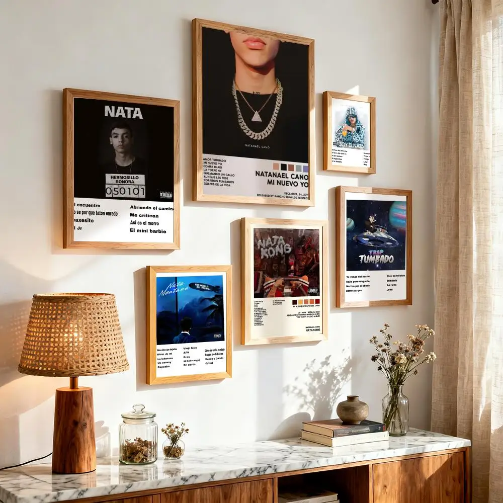 Pop Singer N-Natanael Cano Poster Modern Minimalist Wall Art Prints for Bedroom Living Room Aesthetic Contemporary Decor Gift