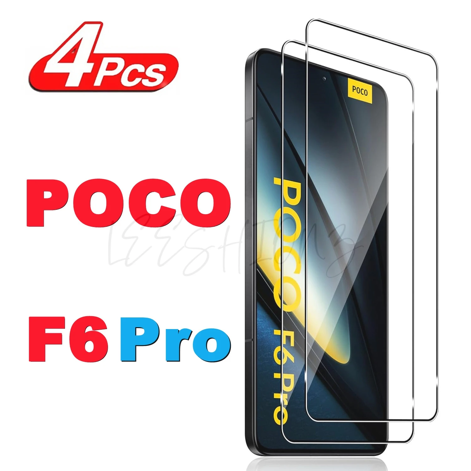 

1/4Pcs 99D Screen Protector Glass For Poco F6 Pro Tempered Glass Film