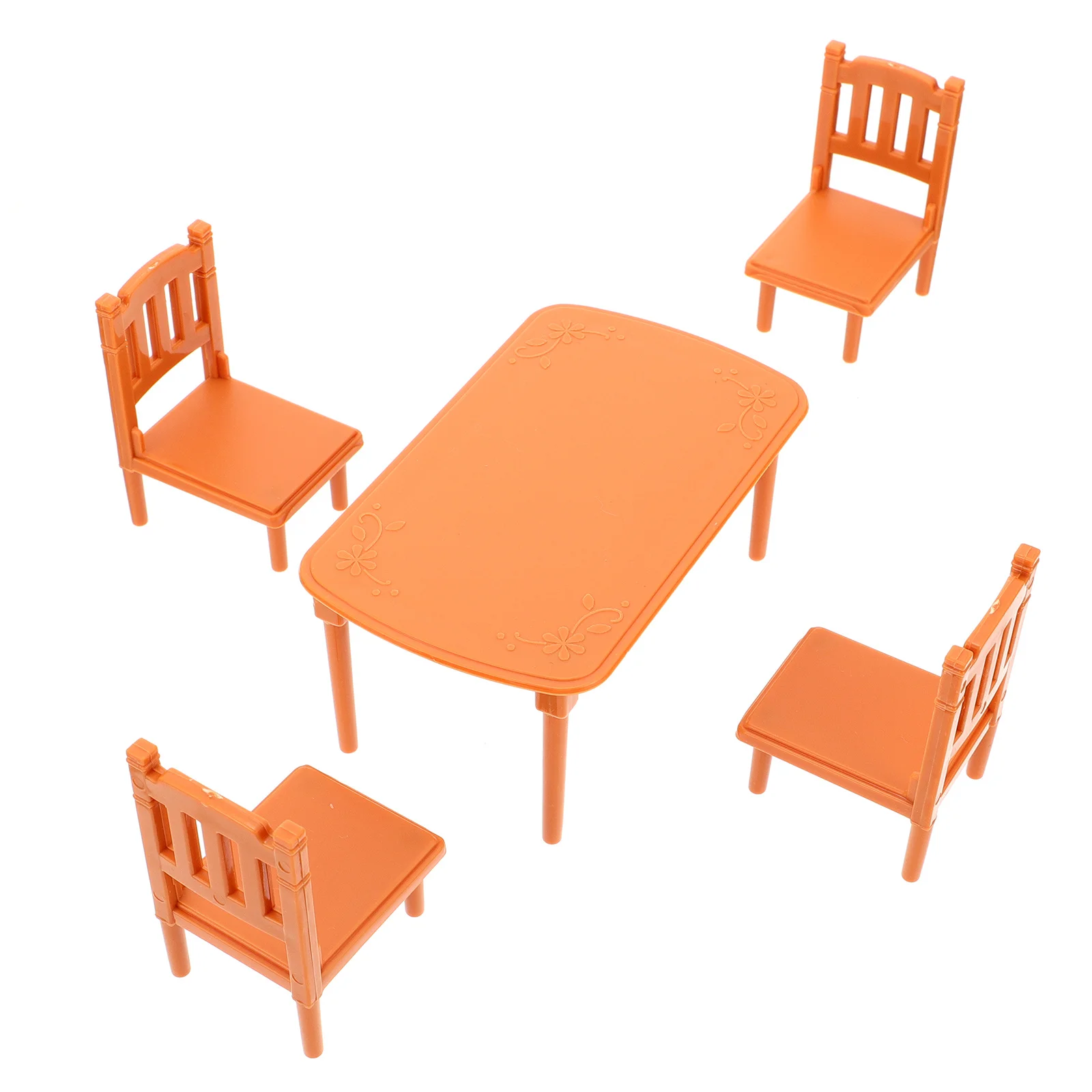 Chaises de jouet de table à manger, meubles de maison, petit jeu, mini salle à manger pour enfants