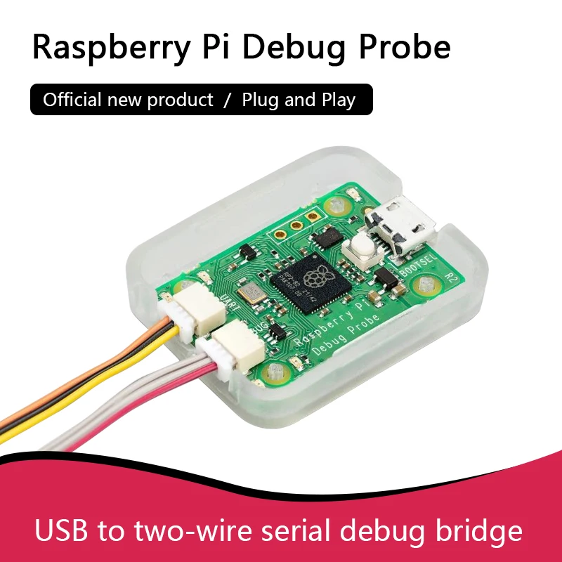 Debug Probe For Raspberry Pi Pico W /Pico / Pico H / RP2040 Emulator, Plug-and-Play, USB to UART Bridge