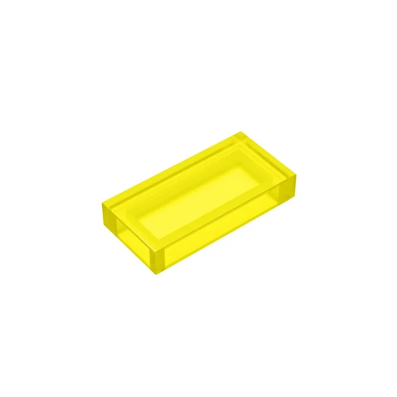 Gobricks GDS-566 Fliese 1 x 2 mit Nut, kompatibel mit Lego 3069 30070 Teilen, technische DIY-Bausteine für Kinder