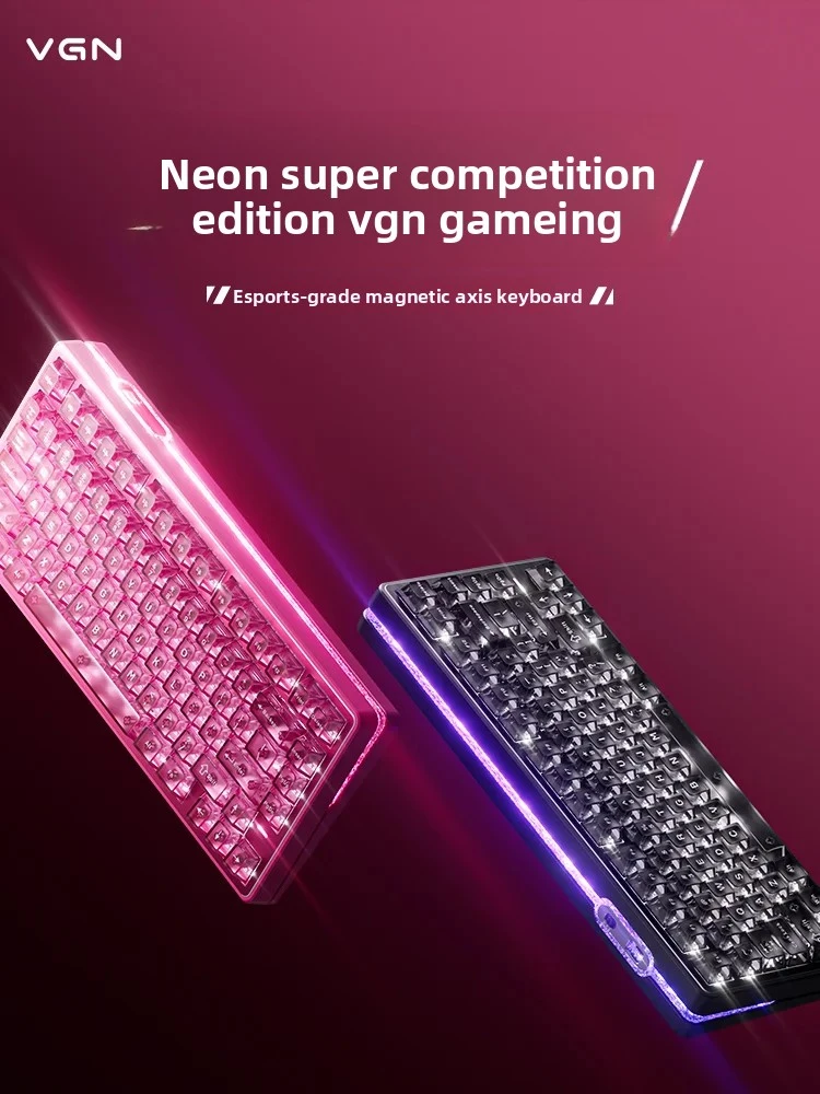 VGN Neon 75 Ultimate Mechanical Keyboard Tri Mode E-Sport Magnetic Switch Game Keyboard 8000mah PC Accessory For Valorant Gamer