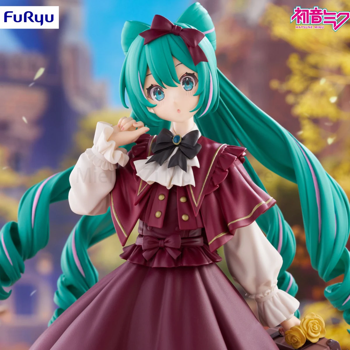 ฟูริว ของแท้ รุ่นเพ้นท์สีสำเร็จรูป ทริโอ-ไทร-อิท ฟิกเกอร์ ตัวละครพิอาโปร ฮัตสึเนะ มิคุ สไตล์คลาสสิกย้อนยุค ความสูง=190มม. ชุดประกอบโมเดล