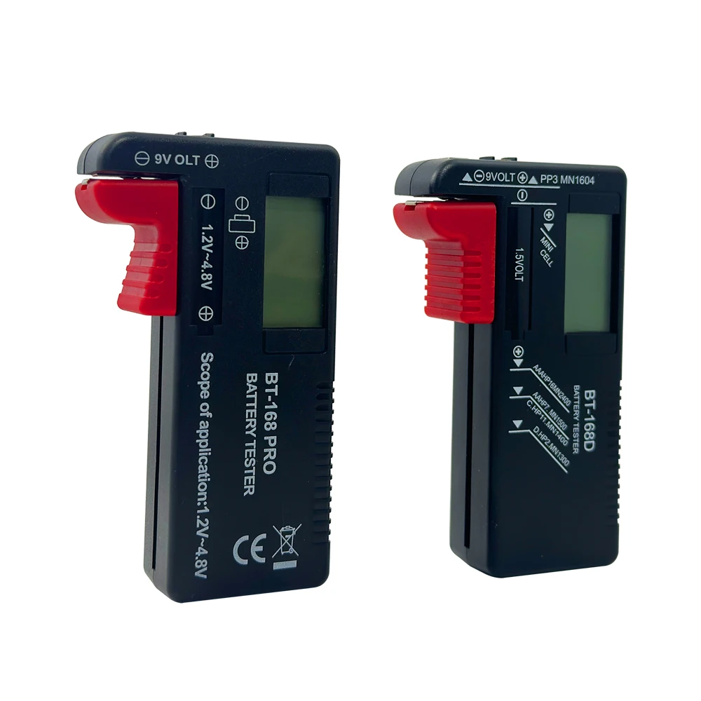 BT-168PRO BT-168D Digitaler Lithium-Batteriekapazitätstester, Lastanalysator mit Anzeige, Prüfung von AAA-, AA- und Knopfzellen, Universeller Tester – Detail 4