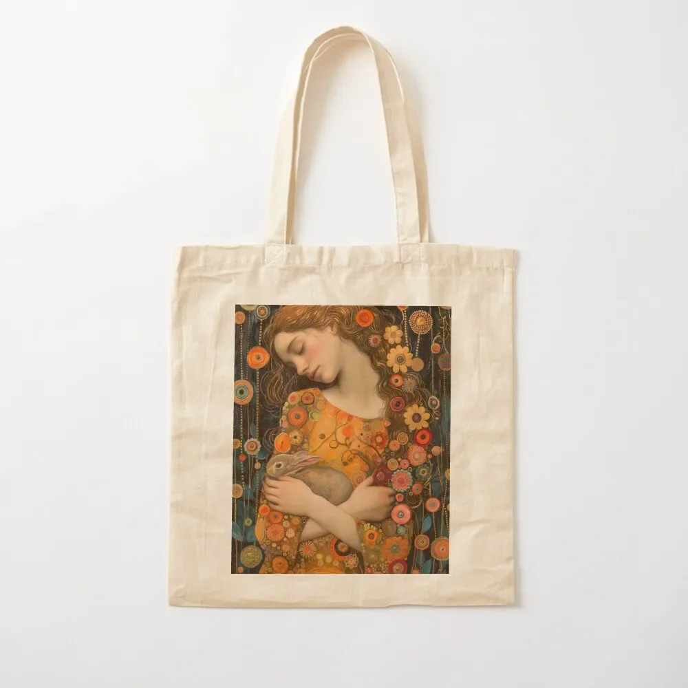 

Spring Hare Tote Bag Women bags tote bag woman Woman shopper bag custom bags
