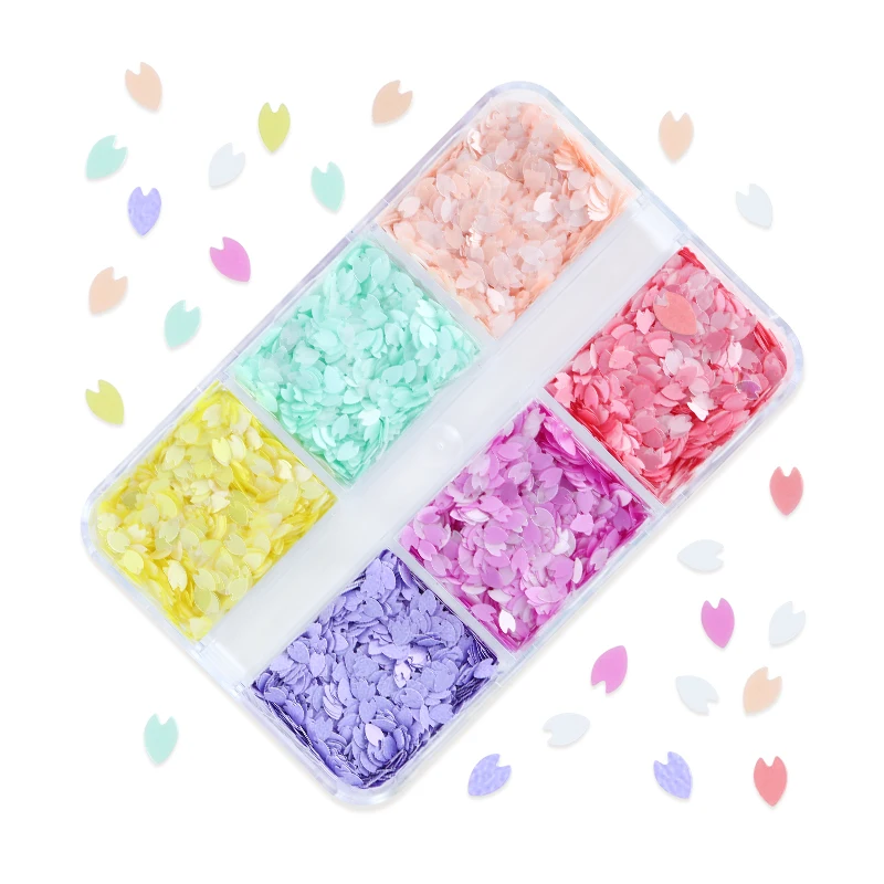 Resin Sakura Sequins For Epoxy Resin Filling Decorative Flower Petals Glitter Crafts DIY Pendant Jewelry Making Nails Art Filler