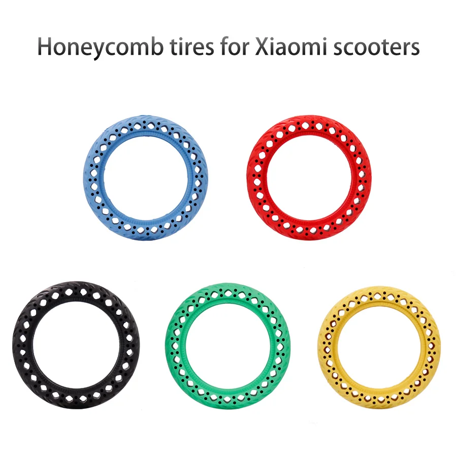 8.5 Inch 8.5x2.0 Shock Solid wheel for Xiaomi Kickscooter M365 PRO 1S PRO2 mi3 rubber solid tyre durable anti-puncture Tubeless