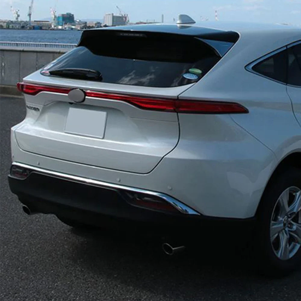 

Для Toyota Harrier Venza 2020-2024 внешний ABS хромированный автомобильный задний бампер, накладка на переднюю губу, декоративная полоса, автоаксессуары