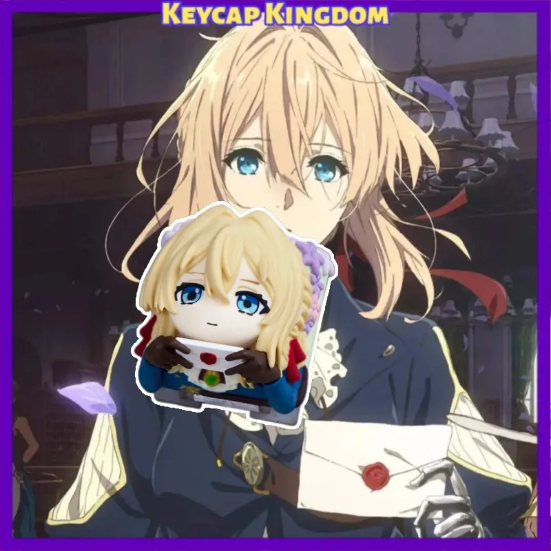 

Anime Keycaps Violet Evergarden 3D Printed Resin Custom Artisan Keycap Cute Mechanical Keyboard Keycap Gaming Gift & Collectible