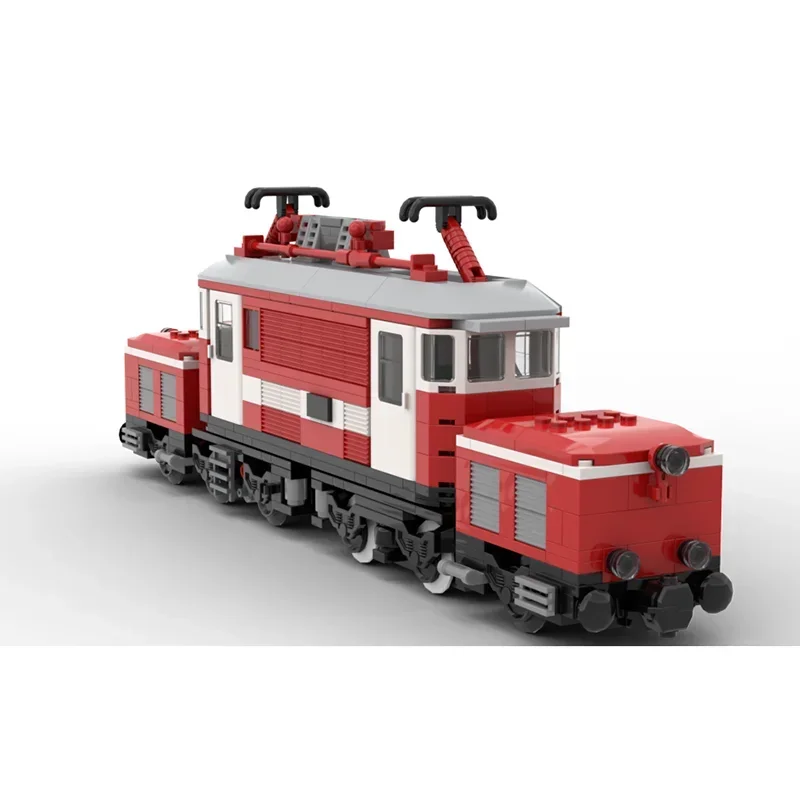 Moc Building Blocks Red-Crocodil Train Model Technology Bricks DIY Railway Train Model  Assembly Holiday Construstion Toy Gifts