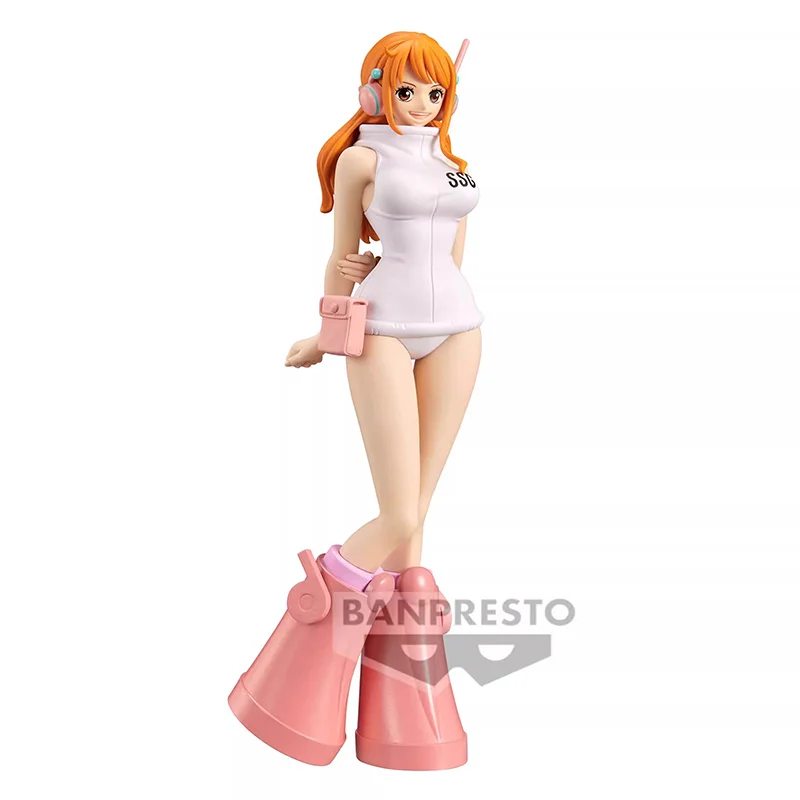 Bandai Banpresto One Piece DXF The Grandline Series Egghead Nami 16 cm Anime Original Actionfigur Modell Spielzeug Geschenkkollektion