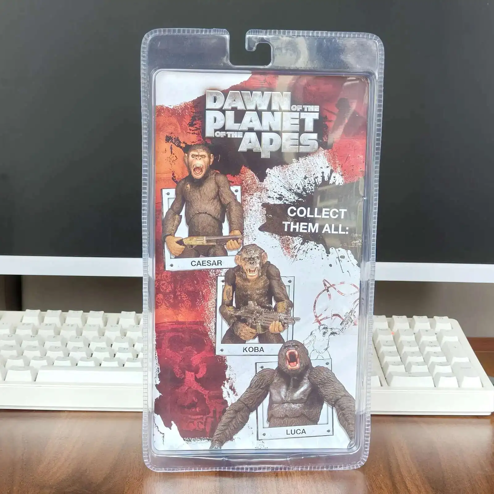 جديد سيزر كوبا لوكا قرود الشكل البلاستيكية جمع شخصيات الفيلم المقتنيات نماذج اللعب. #5