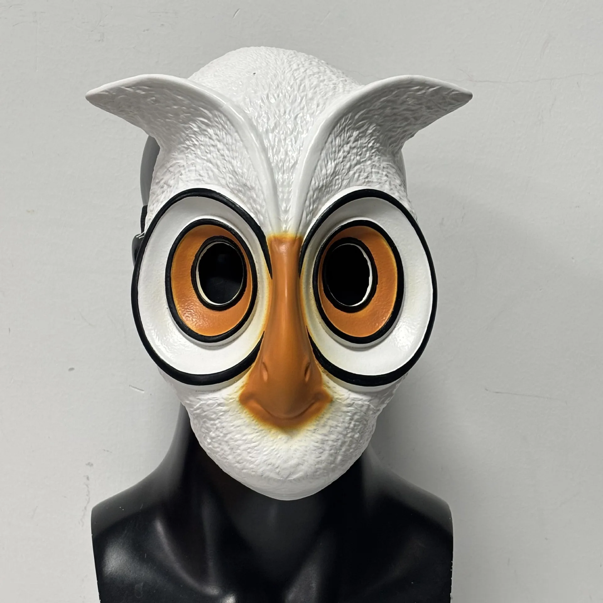 Eulen-Vollgesichtsmaske aus Latex, Tiermaske für Halloween, Maskerade, Karneval, Kostümparty, Cosplay-Requisite für Erwachsene – Detail 5