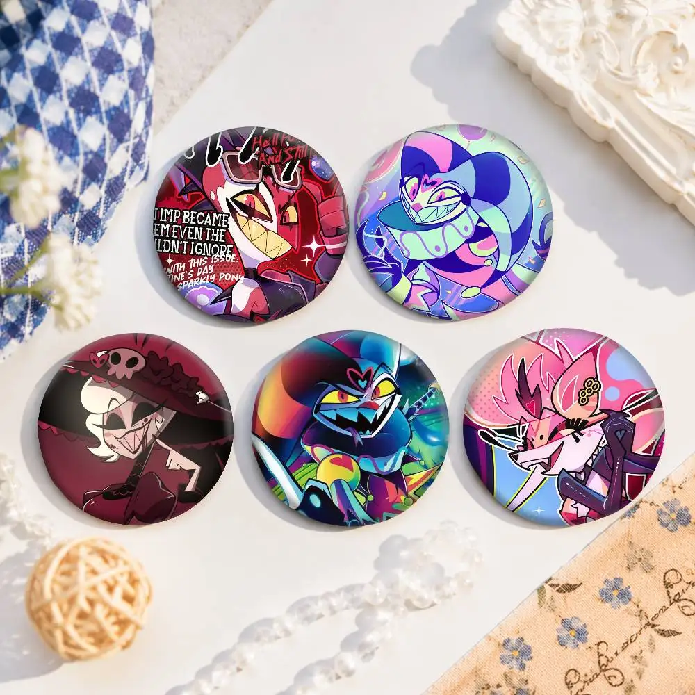 A-H-Helluva-A Boss Pins, Cartoon Brooches, Badge Gifts, Clothing, Backpacks, Stationery, Accessories