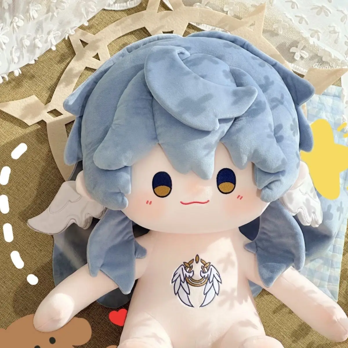 Jeu en peluche Honkai de 40cm: Star Rail dimanche Posture assise, jouets mignons en coton pour Collection de fans, cadeaux d'anniversaire pour enfants et adultes