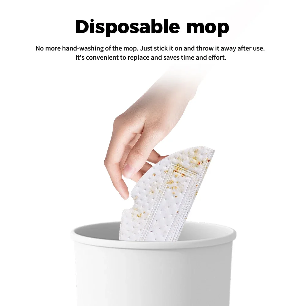 Panos de esfregão descartáveis para xiaomi roborock g10 g10s pro s8 s7 s70 s75 s7max t7s t8 plus robô aspirador acessórios kit