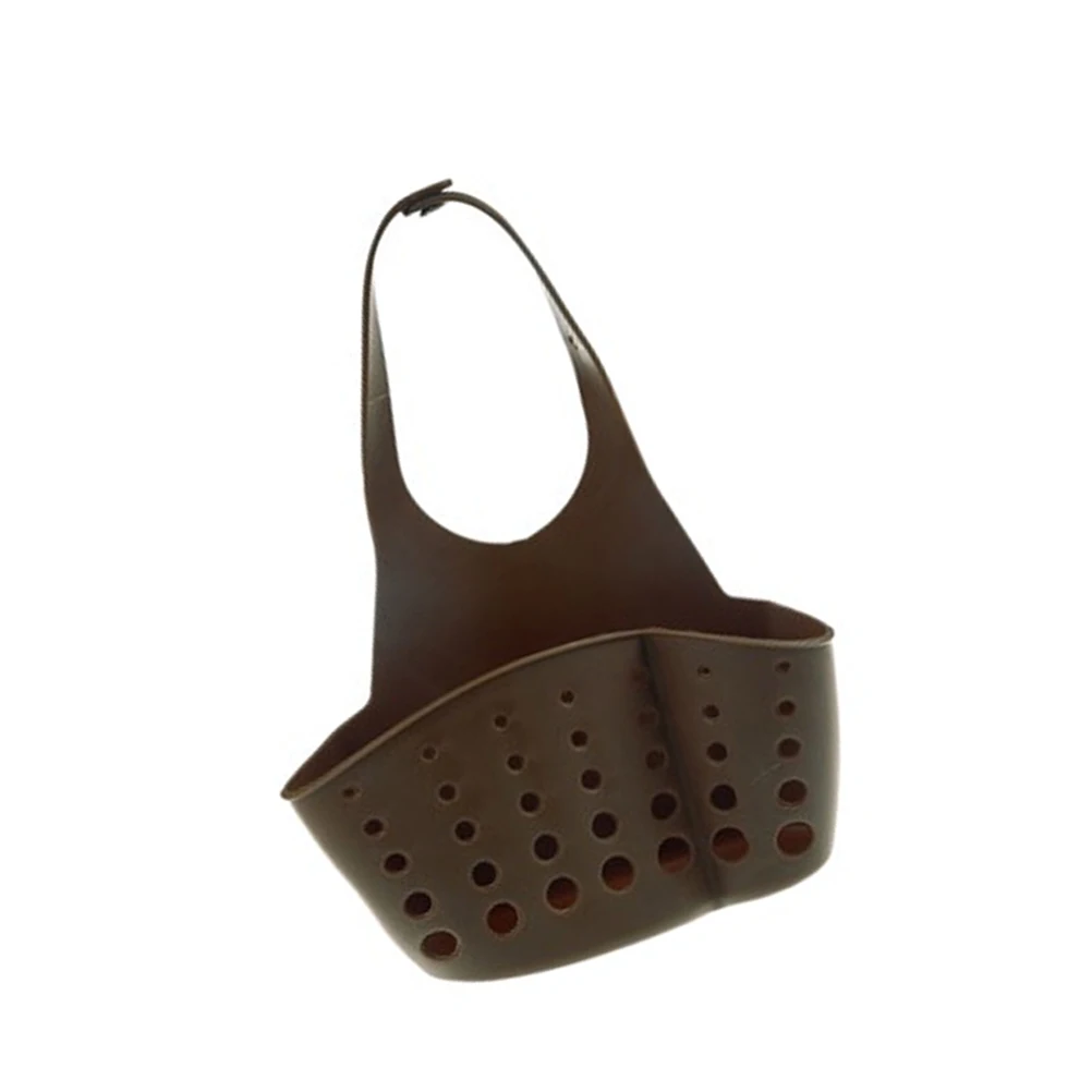 

Adjustable Snap Button Kitchen Organizer Sponge Soap Holder Basket Sink Hanging Storage Wash Cloth Basket Water Tank Storage