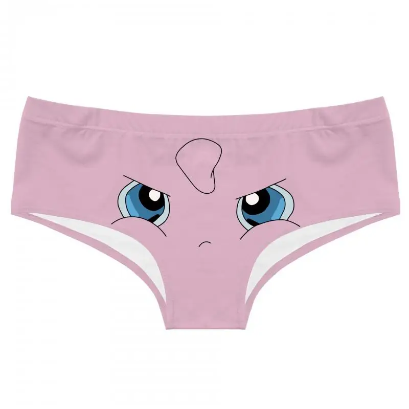 Pokemon Briefs Anime Pikachu women Panties Cartoon Cotton Teenager Briefs Kawaii Cosplay Male Underwear Gifts Soft Breathable