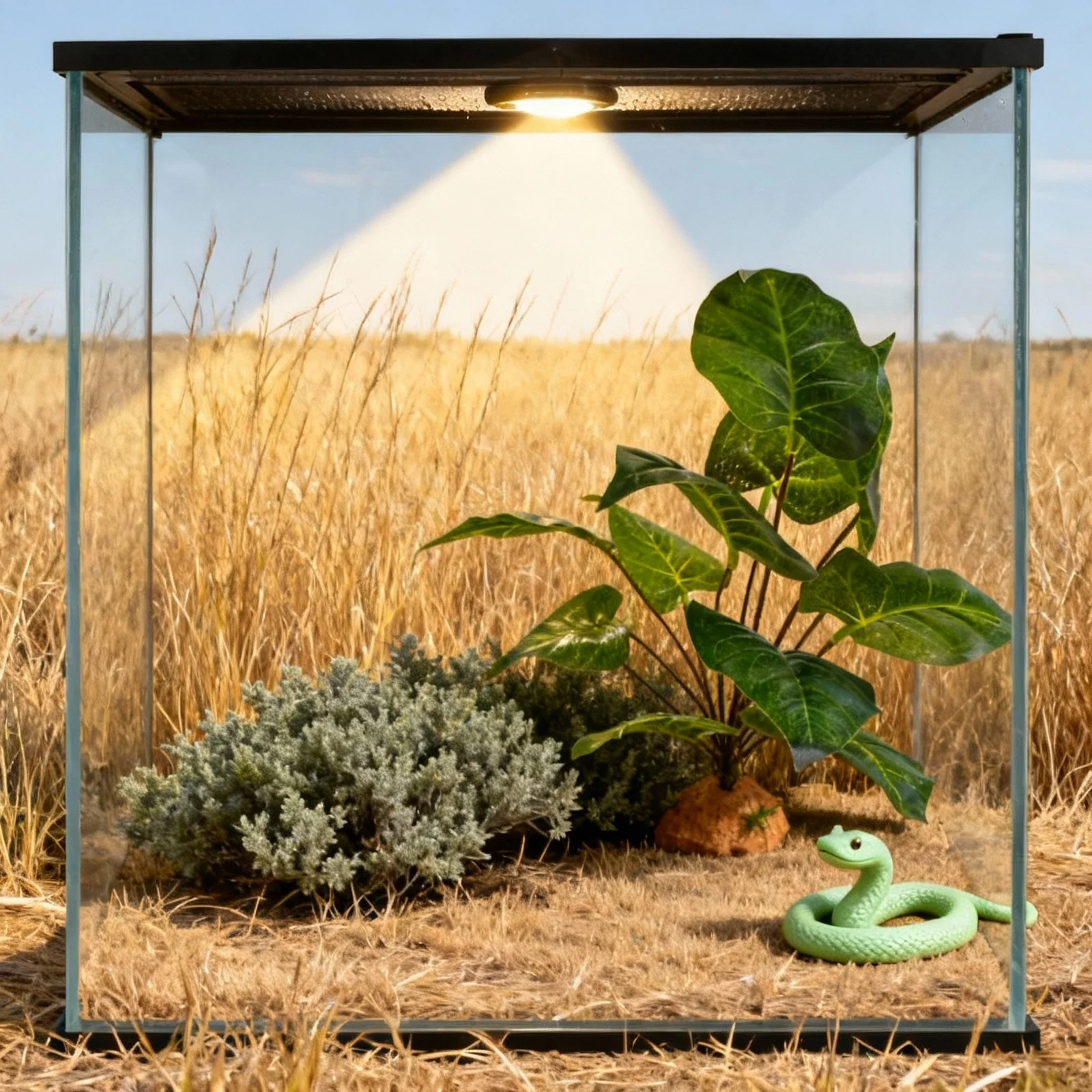 

Reptile Terrarium Plant Artificial Plant Ornament Vivid Decor Fish Tank Decoration Fake Plants for Reptiles