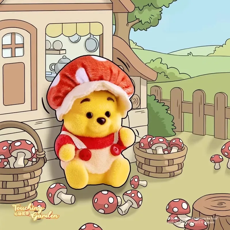 Disney Winnie the Pooh Garden Series กล่องตาบอดอุปกรณ์ต่อพ่วงรูปเครื่องประดับของเล่นของขวัญ