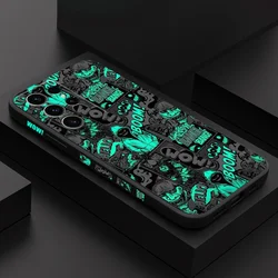Blackened Clown Phone Case For Samsung Galaxy S25 S24 S23 S22 S21 S20 S10 S10E Ultra Plus FE Note 20 Ultra 10 9 Plus Cover