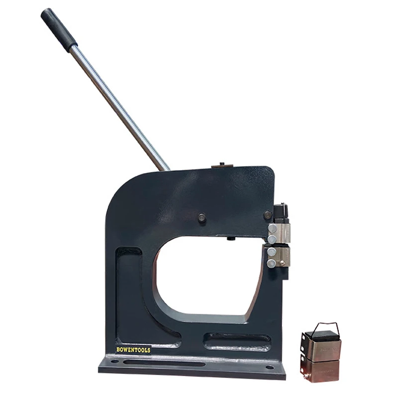 Imagem -05 - Shrinker Maca de Metal com Uma Alavanca Manual Folha Manual Dois Conjuntos de Mandíbula Profundidade da Garganta de 15 mm e 16ga Ss16