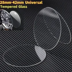 2pcs Universal Tempered Glass Smart Watch Screen Protective Film Diameter 26mm 28mm 30mm 32mm 38mm 40mm 41mm 42mm 43mm Film