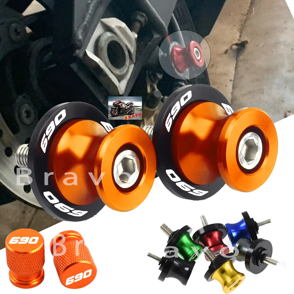 New For KTM Duke690 Duke 690 SMC 690MC Enduro R Accessories Bolts Valve Caps Motorcycle Swingarm Spools Sliders Stand Screws