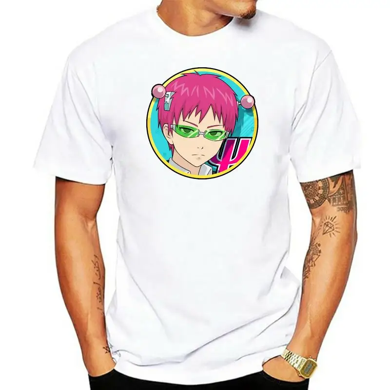 Soft Boy Saiki K Kusuo No Psi Nan T shirt Round Neck Tee Shirt Summer Soft Cotton short sleeve tshirt harajuku