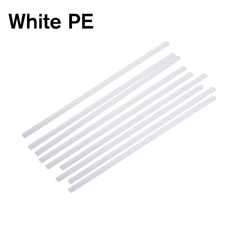 10Pcs/set 20cm White/Gray/Black Welding Rod PP/PVC/PE Stick Plastic Welder Gun Bumper Repair Supply