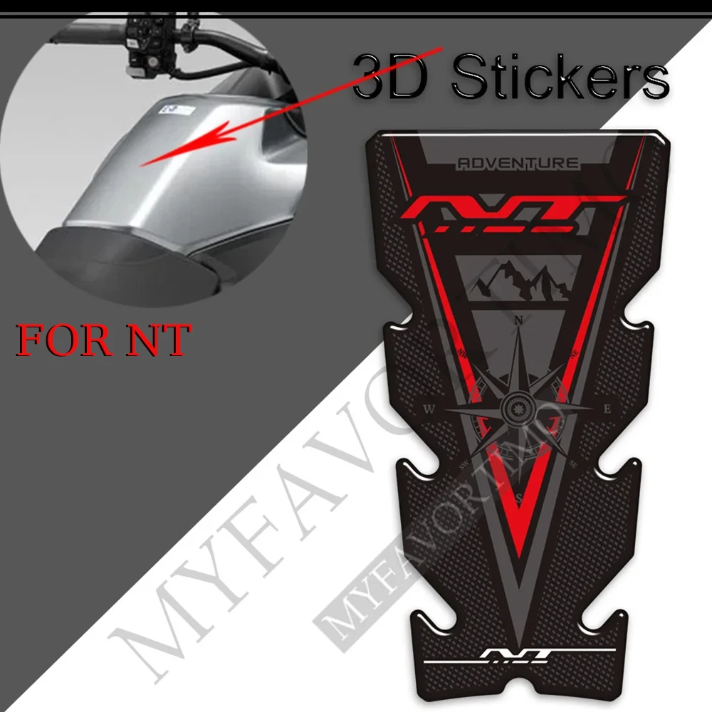 Motorcycle For Honda NT 650 700V 1000 1100 NT650 NT1100 Adventure Stickers Decals Protector Tank Pad Gas Fuel Oil Kit Knee