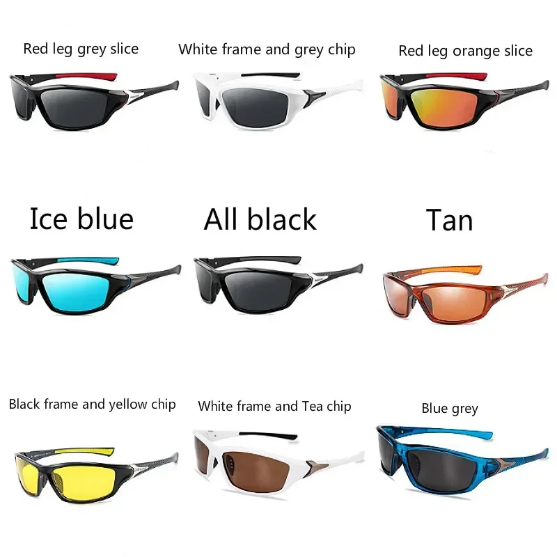 New Luxury Glasses 2024 Classic Polarizing Night Vision Sunglasses Sports Sunglasses Men Women Outdoor Riding Glasses UV400