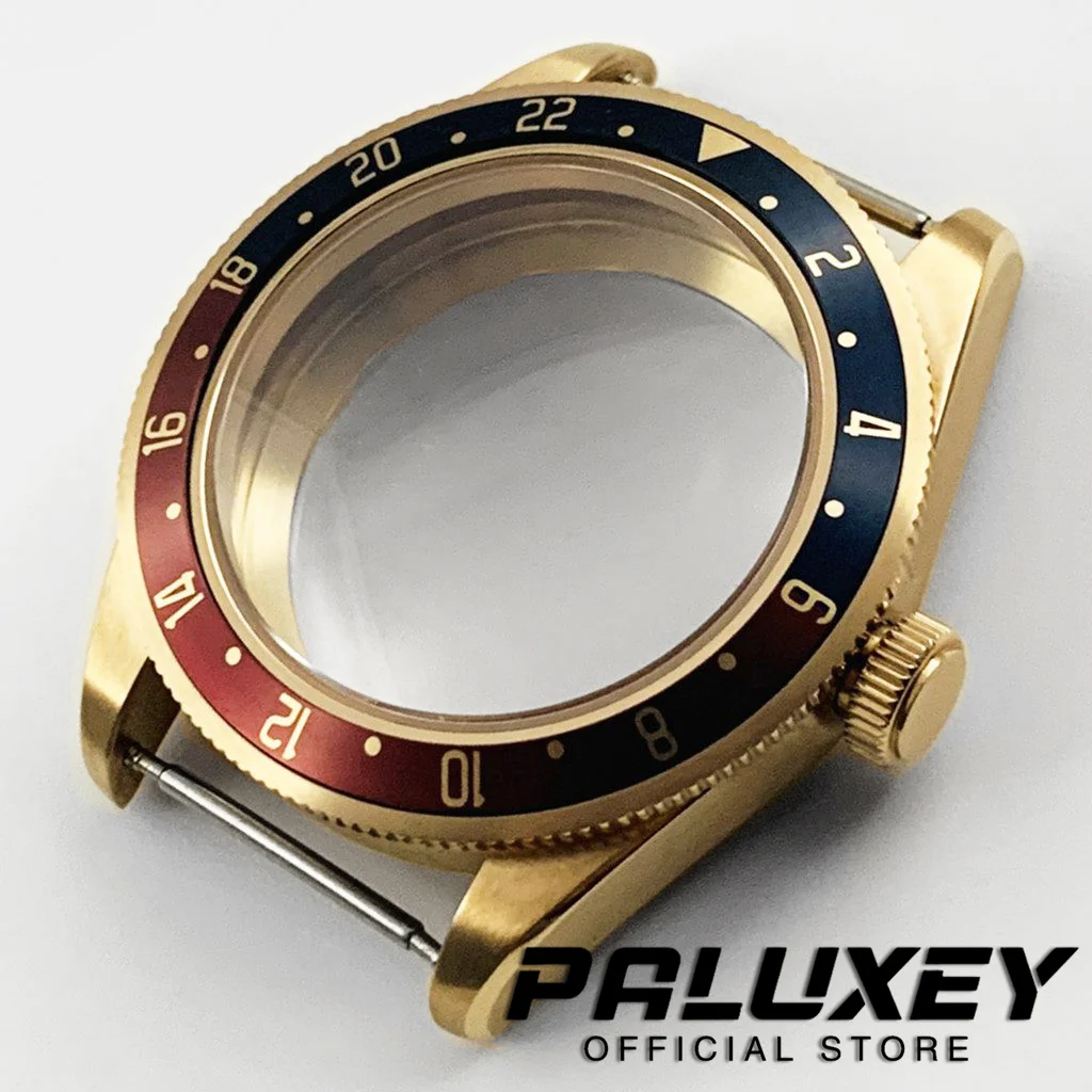 

39MM Rose Gold BB58 Domed Sapphire Crystal Watch Case Stainless Steel Case Fit NH34 NH35 NH36 NH38 ETA 2824 PT5000 Movement