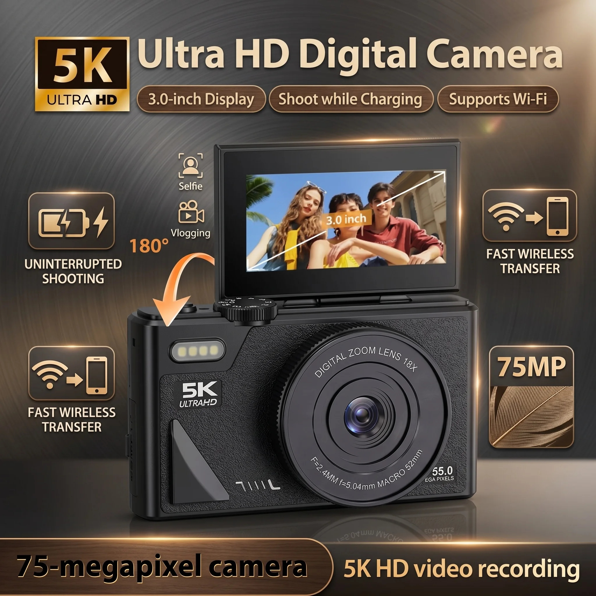 komery-5k-digital-camera-18x-digital-zoom-vintage-video-recorder-180°-flip-screen-cameras-wifi-webcam-75-megapixel-3inch