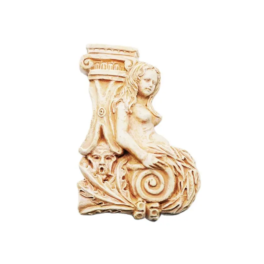 European Style Roman Pillar Angel Silicone Mold for Chocolate Cake Decoration Candy Baking Retro Beauty DIY Polymers