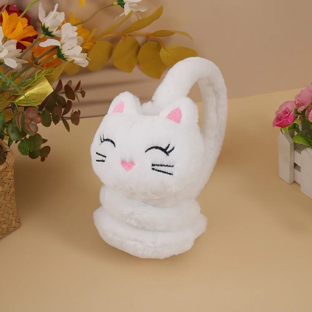 أزياء الكرتون القط الأذن دفئا الدافئة حماية الشتاء غطاء للأذنين يندبروف سميكة غطاء للأذن الخريف الشتاء #3