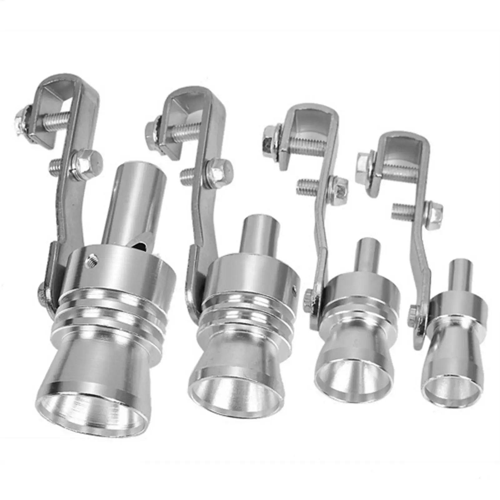 car Turbo Whistle for Exhaust Pipe Muffler Pipe Whistle Aluminum Alloy Exhaust Sound Enhancer Car Roar Maker for Motorcycle