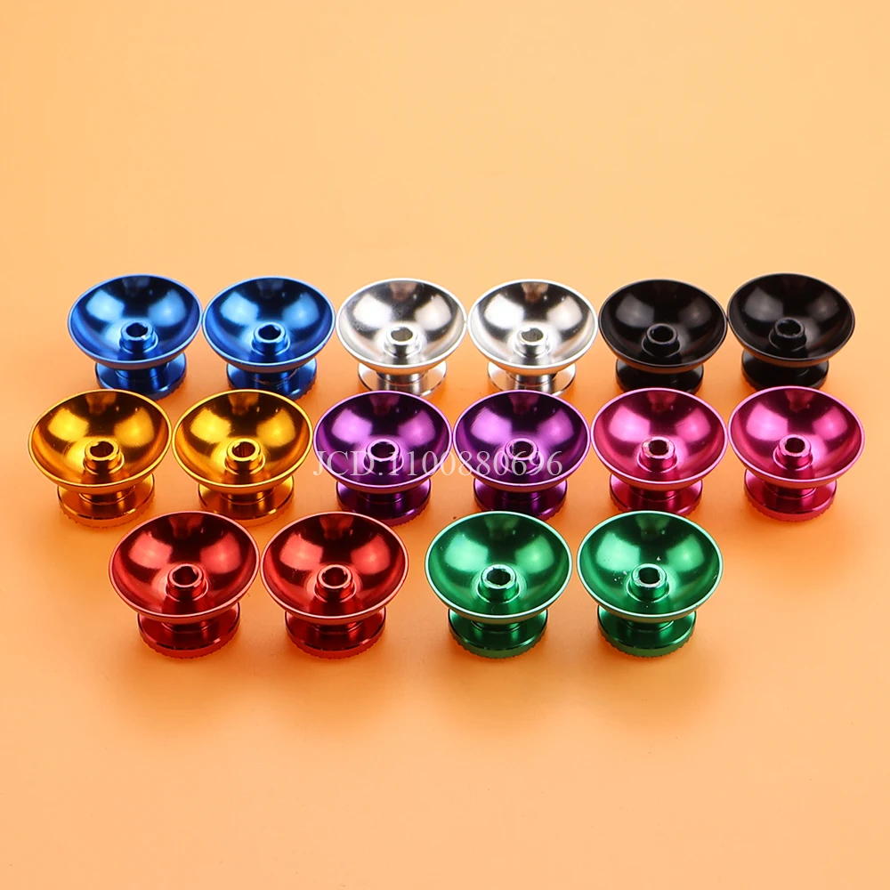 2pcs Aluminum Metal Analog Joystick thumb Stick Grip Cap For PS5 Controller Gamepad Rocker Caps Thumbstick Accessories