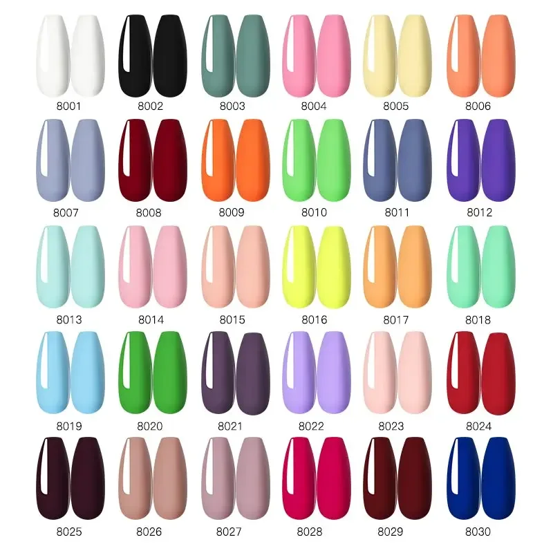 NAILWIND 8 ml Nagel-Gel-Nagellack, semi-permanente Gel-Lacke, Hybrid-Nägel, Basis-Decklack, UV/LED-Heilung, heißer Verkauf, 80 Farben, Nagelkunst