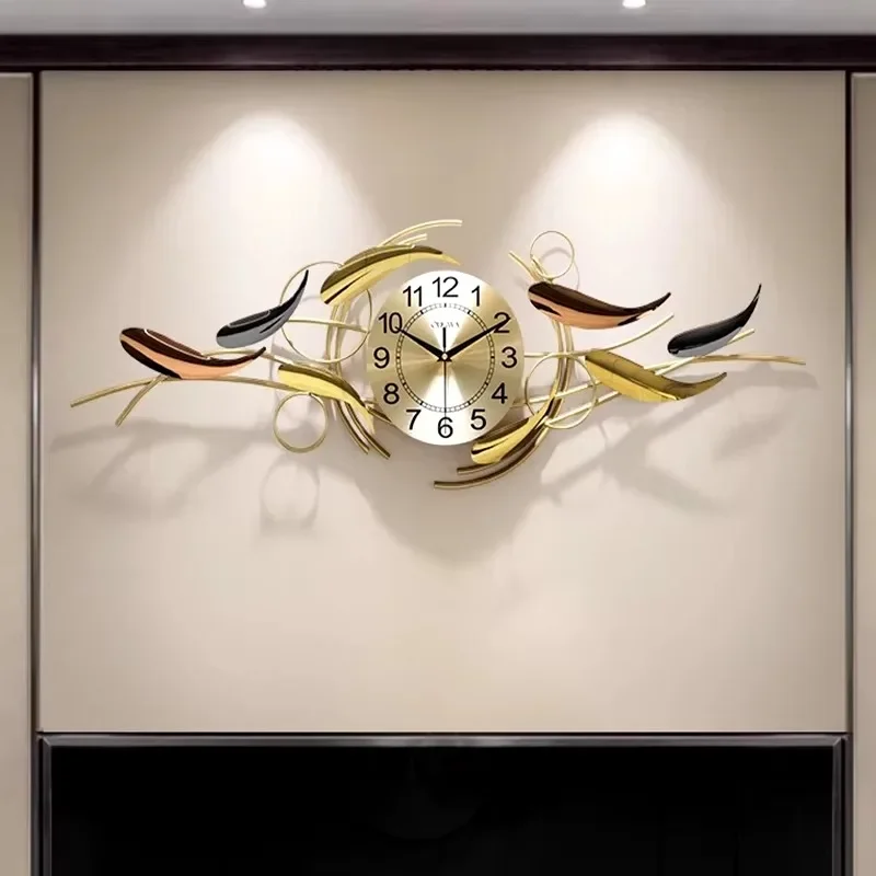 

Luxury Design Classic Wall Clock Antiques Vintage Noiseless Ornaments Wall Clocks Decoration Art Cosas Para Cuarto Furniture