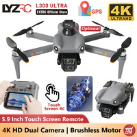 LYZRC L300 ULTRA 4K Camera Drone 360° Obstacle Avoidance Optional Touch Screen Remote GPS Positioning Brushless Motor Wifi Dron