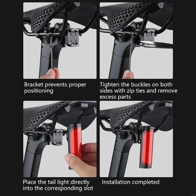 مصباح خلفي مانعة للتسرب على مدفوعات المياه الخلف مصباح تلقائي للضوء القابل لإعادة شحن #5