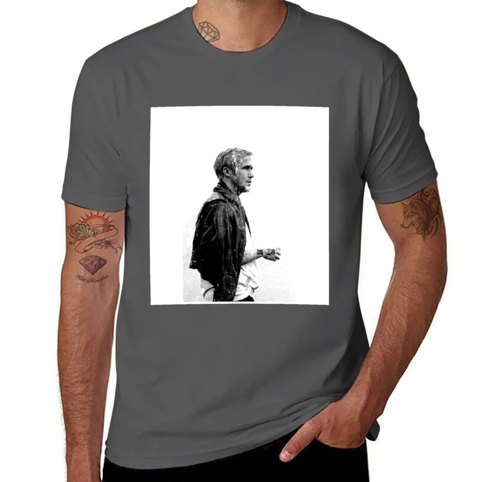 

The Place Beyond the Pines Slee T-Shirt Urban Style Casual Short Sleeve Top