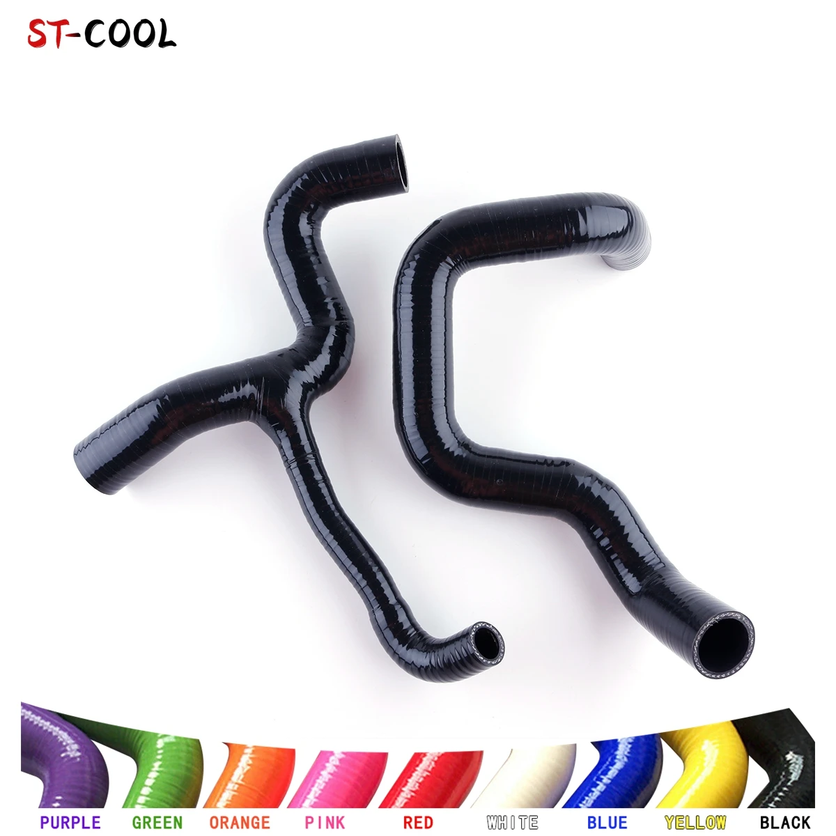 For Ford Focus ST170 MK1 ST 2002 2003 2004 Silicone Tube Radiator Hoses Kit Silicon Pipe 2Pcs 10 Colors